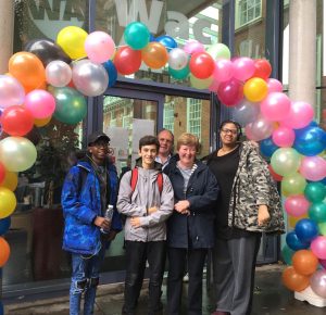 Wac Arts Open Day balloon arch