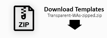 Transparent templates zipped