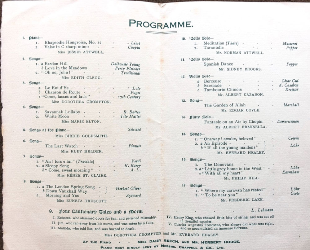 Inside the programme