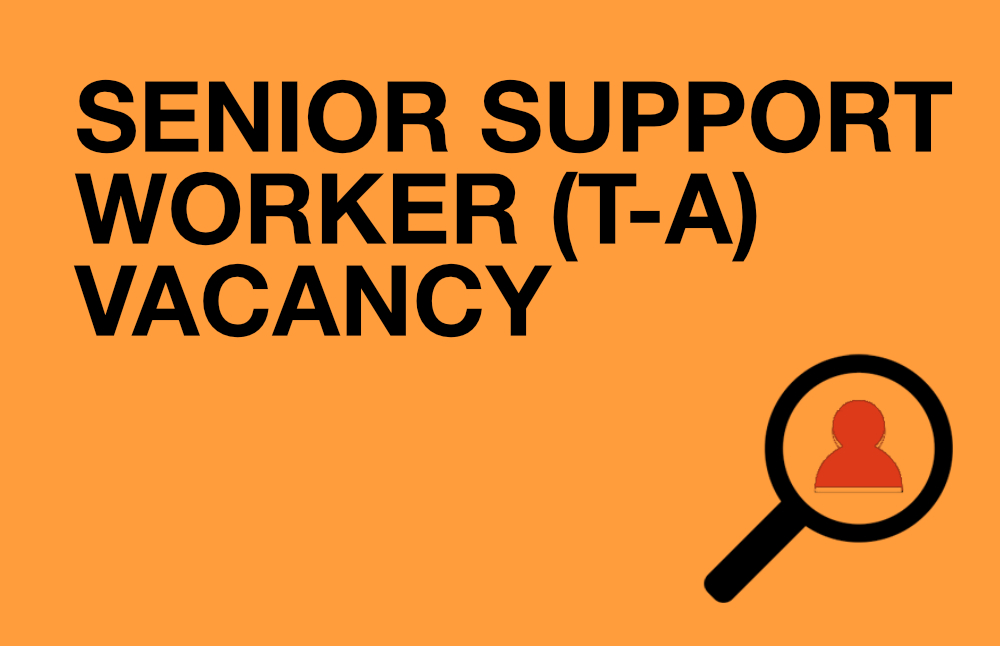 Senior Support Worker Vacancy