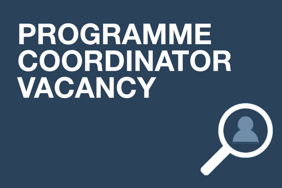 Programme coordinator vacancy